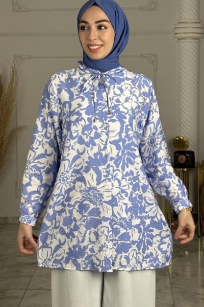 Açelya Gömlek Mavi