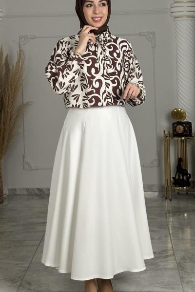 Açelya Gömlek Kahverengi