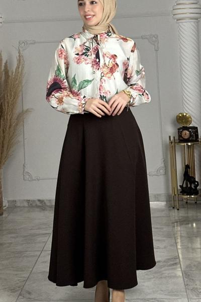 Mevlana Etek Kahverengi