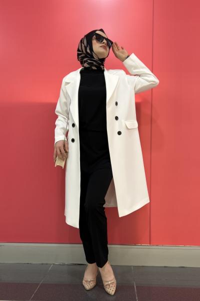 Tuğba Ceket Beyaz