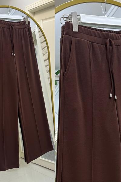 Bol paça oysho pantolon kahve