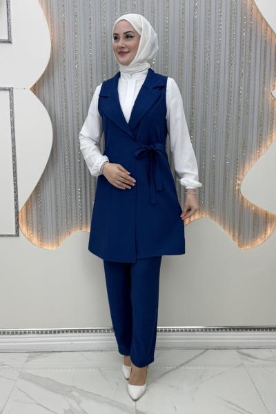 Kader Pantolonlu 3’lü Takım Mavi