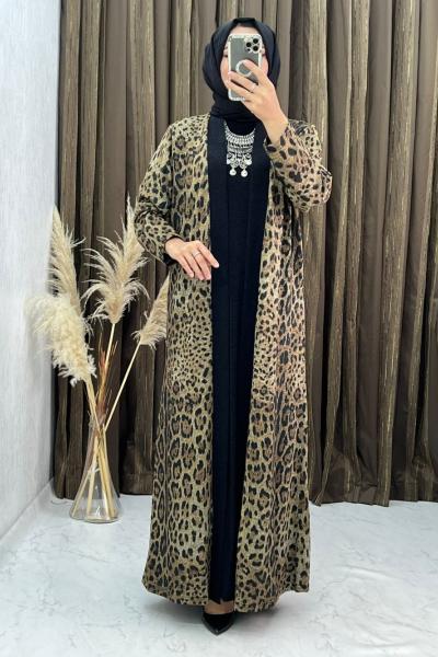 3307 Alize Elbise Takım Siyah Siyah