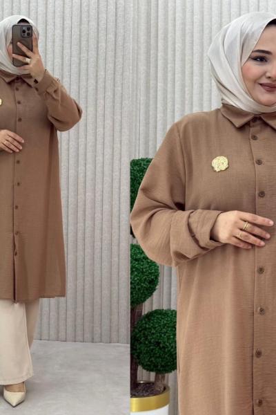 Kumsal Tunik Hardal Sarısı