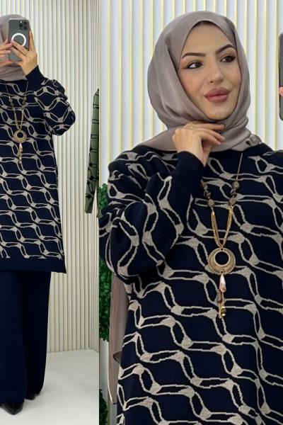 Venüs Triko Takım Lacivert