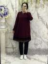 Sevil tunik  Bordo