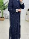 Irmak Abaya Lacivert